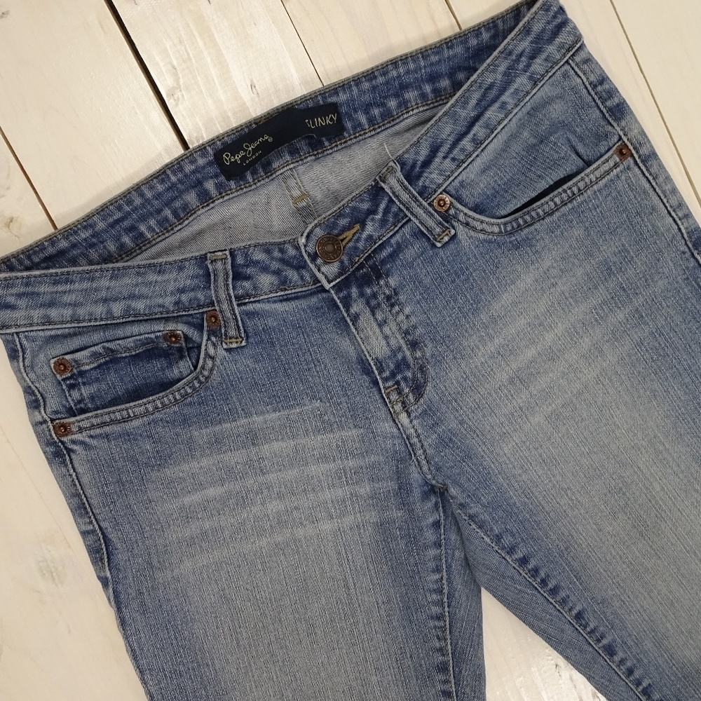 Pepe Jeans London Slinky Low Rise Skinny Jeans